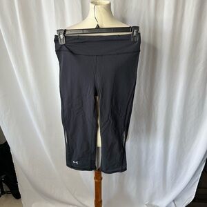 Under Armour HeatGear Compression Capri Leggings Black Size SM/P